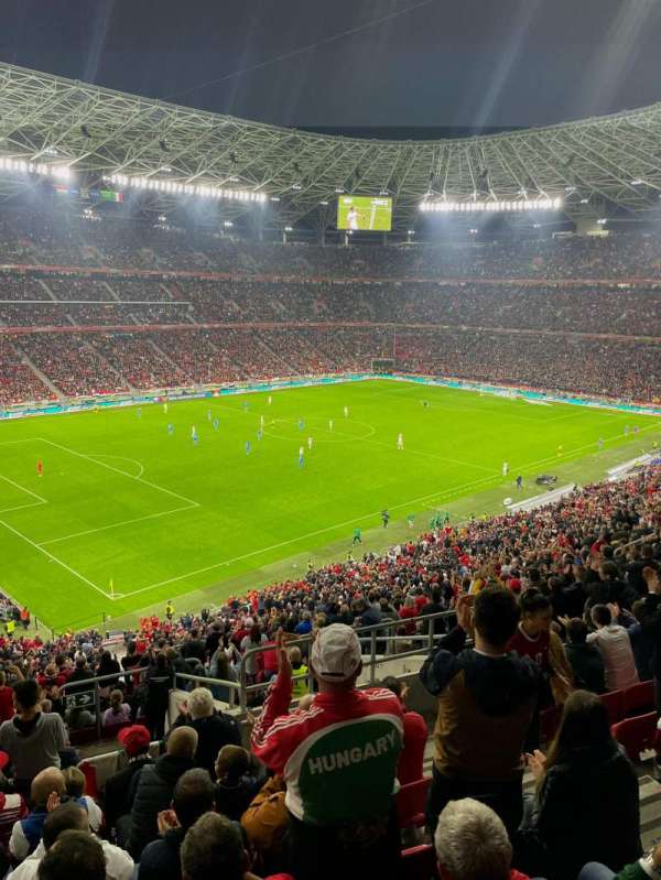 Puskás Aréna, section: 216, row: 20, seat: 16