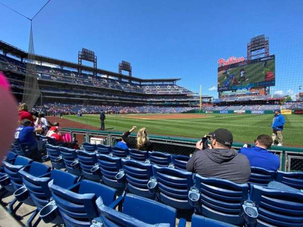 Citizens Bank Park, section: 112, row: 4, seat: 10