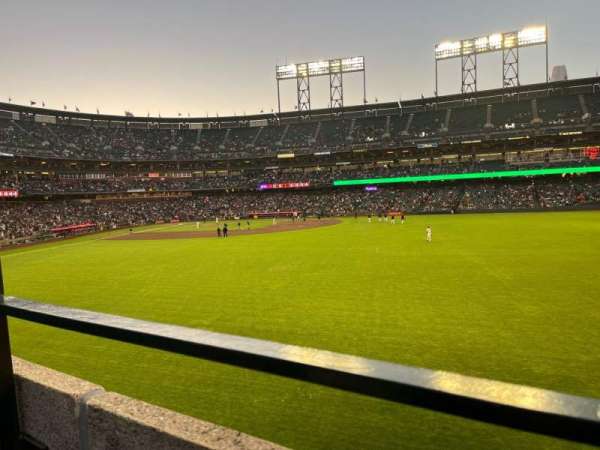 Oracle Park, section: 145, row: 1, seat: 18