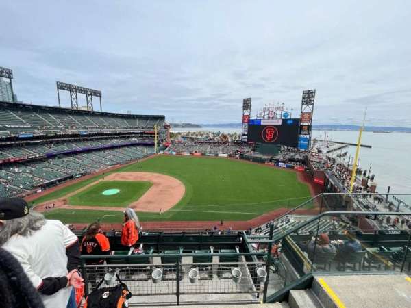 Oracle Park, section: VR304, row: 1, seat: 7