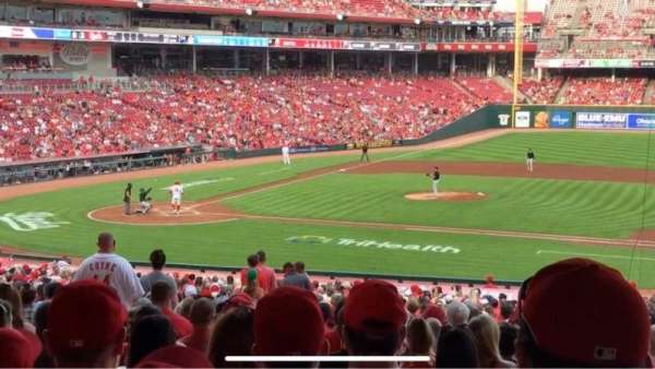 Great American Ball Park, section: 130, row: NN, seat: 9