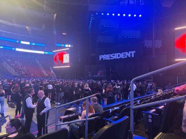 Prudential Center, section: 8, row: 4, seat: 3