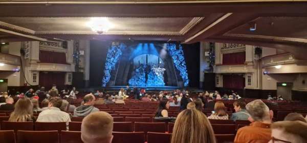 Edinburgh Playhouse, section: Stalls, row: GG, seat: 20