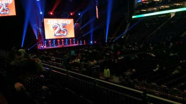 The O2, London, section: 102, row: k, seat: 86