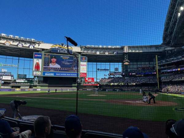 American Family Field, section: 119, row: 4, seat: 11
