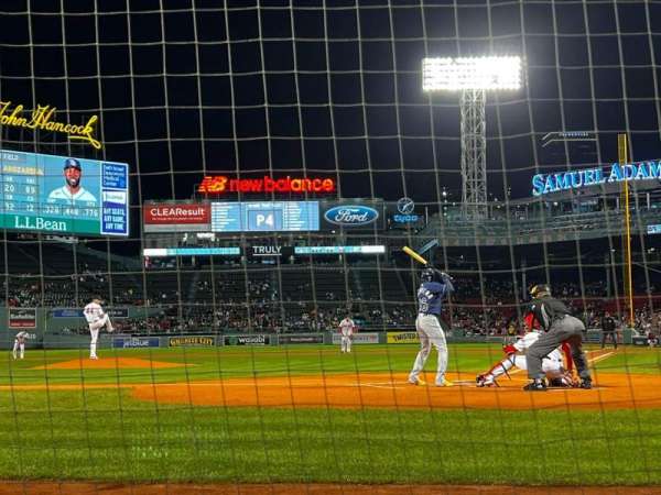Fenway Park, section: Field Box 50, row: 2, seat: 2