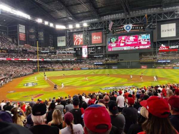 Chase Field, section: 119, row: 28, seat: 6