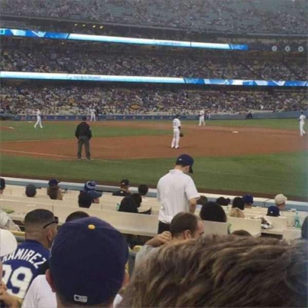 Dodger Stadium, section: 34FD, row: F, seat: 5