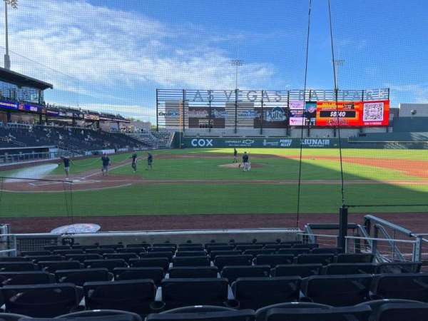 Las Vegas Ballpark, section: 108, row: J, seat: 6