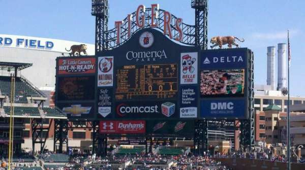 Comerica Park, section: 114, row: 43