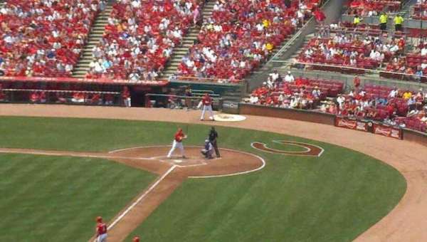 Great American Ball Park, section: 410, row: H, seat: 1