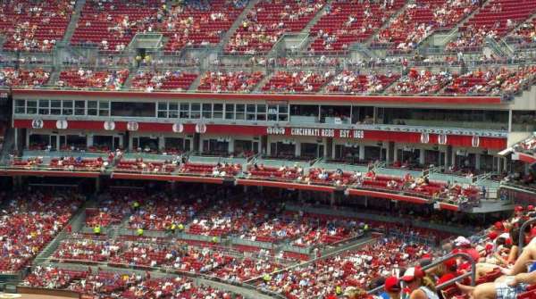 Great American Ball Park, section: 410, row: H, seat: 1