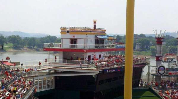 Great American Ball Park, section: 410, row: H, seat: 1