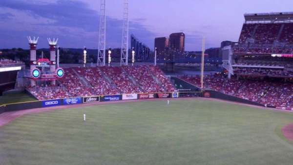 Great American Ball Park, section: 410, row: A, seat: 1