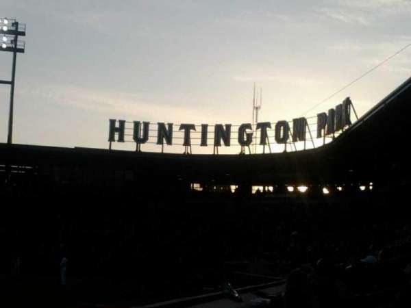 Huntington Park, section: 22, row: A, seat: 20