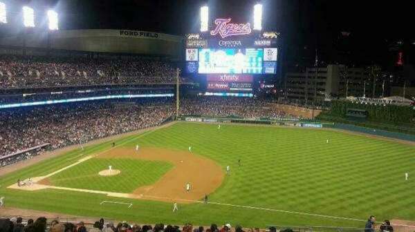 Comerica Park, section: 218, row: 18, seat: 12