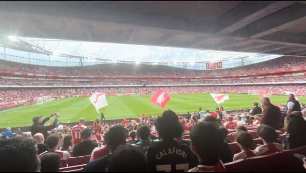 Emirates Stadium, section: 18, row: 26, seat: 567