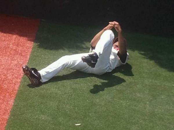 Progressive Field, section: 101, row: i, seat: 1