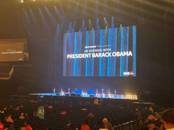 The O2, London, section: 111, row: H, seat: 343