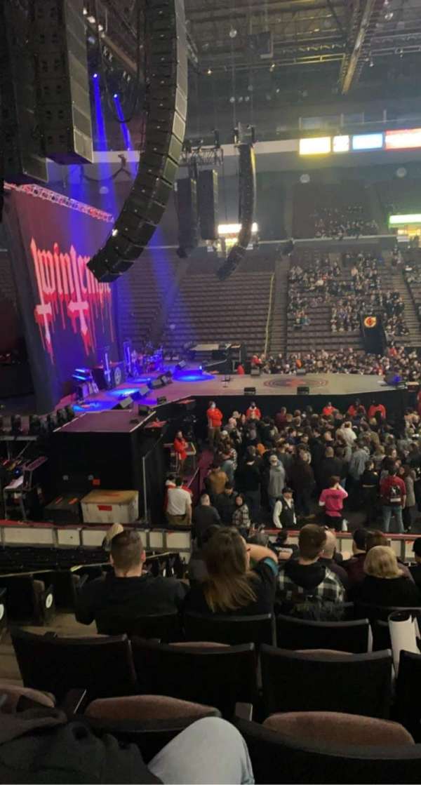 Heritage Bank Center, section: 128, row: O, seat: 3