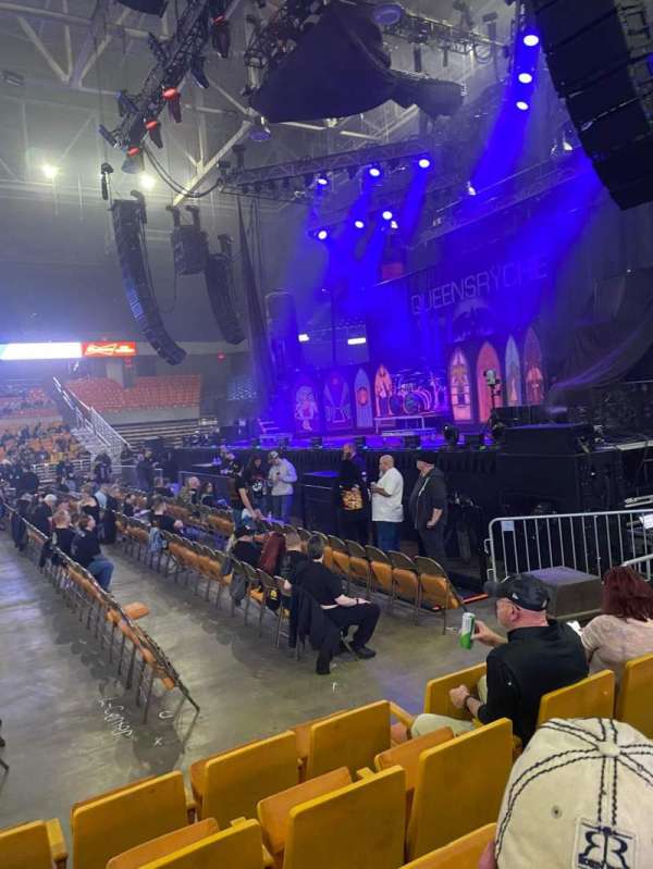 Charleston Civic Center Coliseum, section: 130, row: F, seat: 12