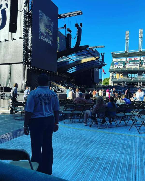 Progressive Field, section: 171, row: A, seat: 7