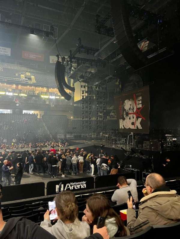 Nationwide Arena, section: 102, row: J, seat: 17
