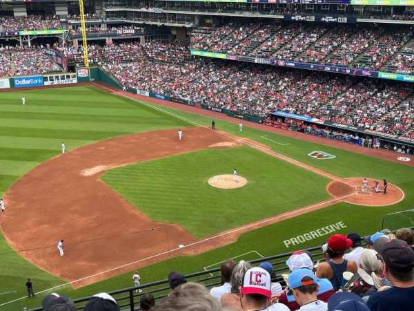 Progressive Field, section: 567, row: B, seat: 18