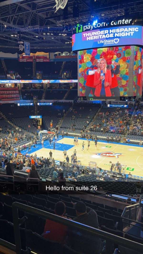 Paycom Center, section: Suite 26