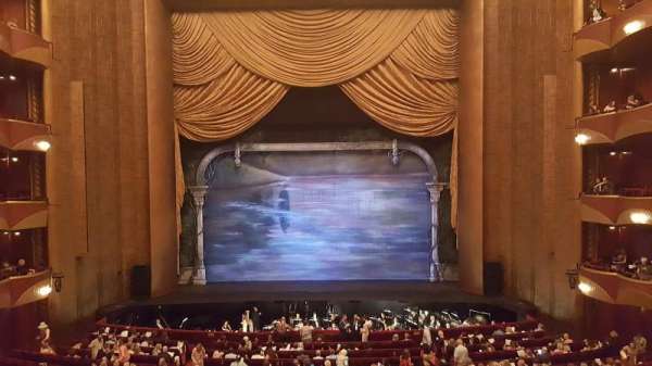 Metropolitan Opera House - Lincoln Center, section: Grand Tier RC, row: A, seat: 102