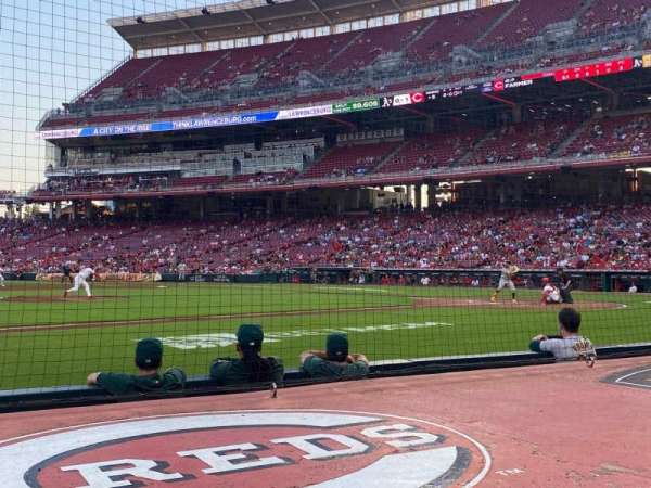 Great American Ball Park, section: 116, row: G, seat: 14
