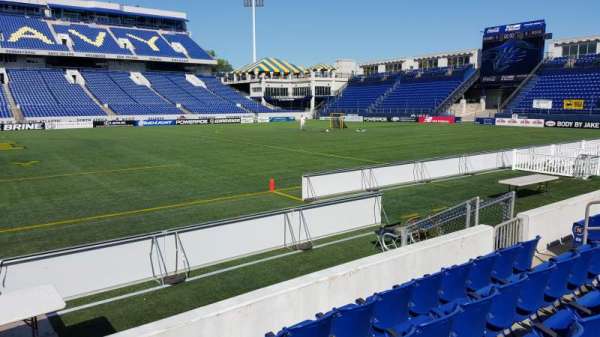 Navy-Marine Corps Memorial Stadium, section: 4, row: E, seat: 1