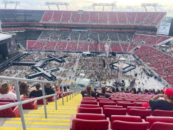 Raymond James Stadium, section: 337, row: v, seat: 1