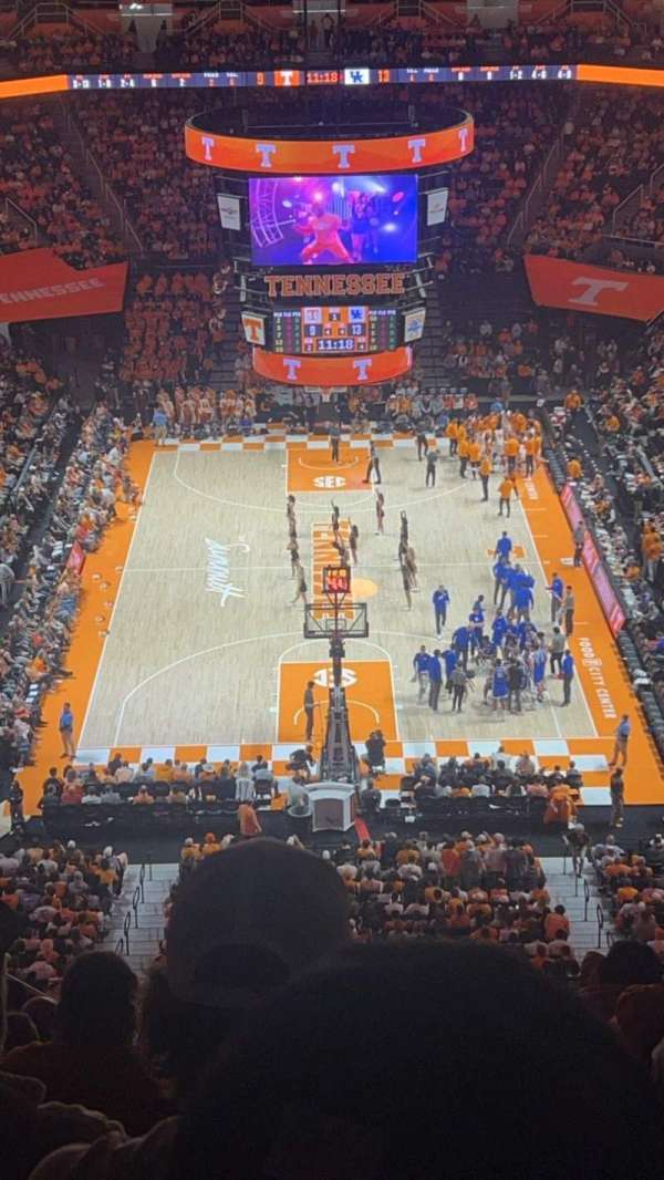 Thompson-Boling Arena, section: 313, row: 16, seat: 11