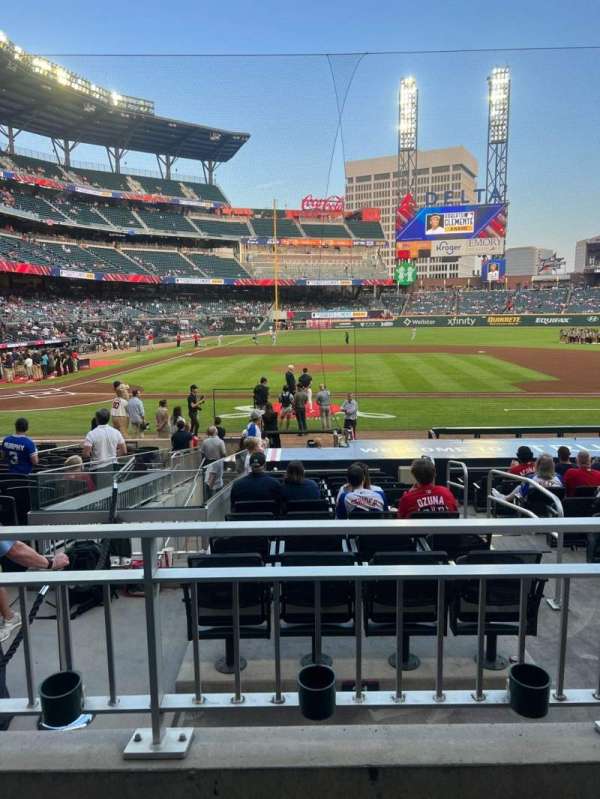 Truist Park, section: 120, row: 2, seat: 12