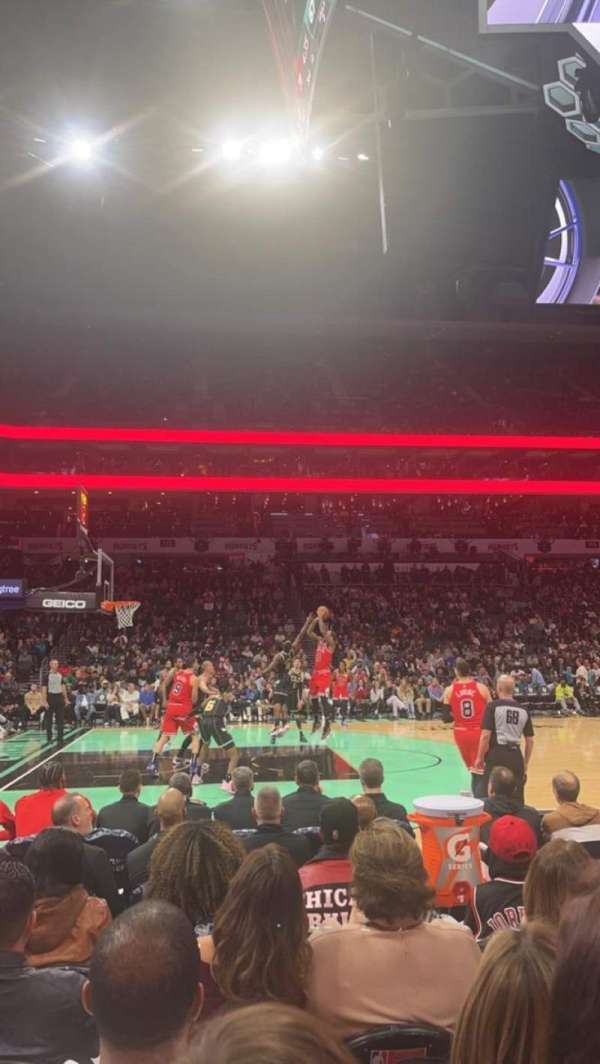 Spectrum Center, section: 106, row: C, seat: 8