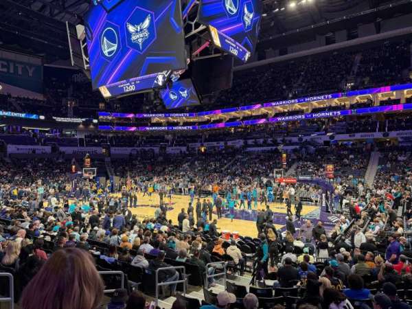 Spectrum Center, section: 103, row: L, seat: 18