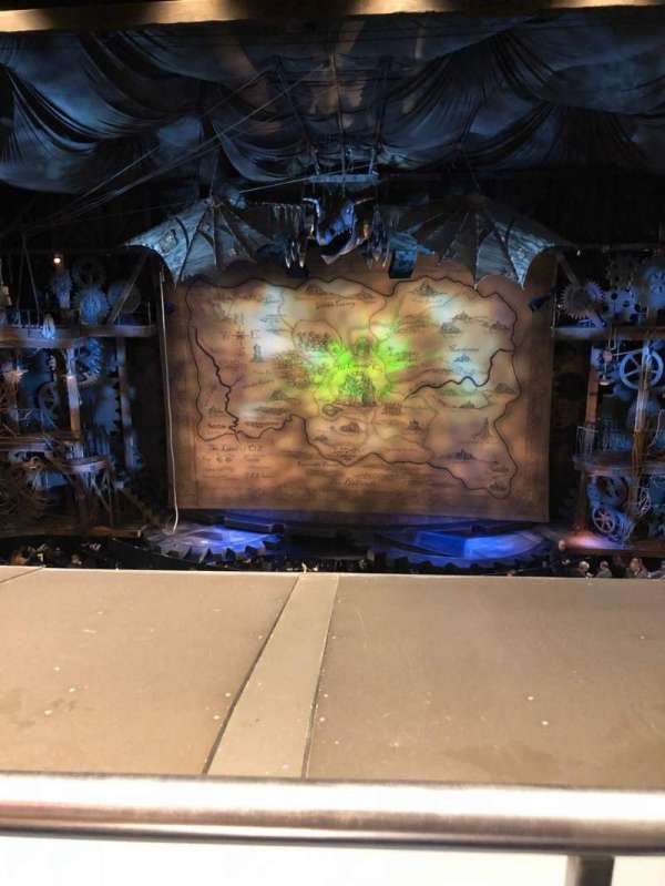Gershwin Theatre, section: Front Mezzanine C, row: A, seat: 114