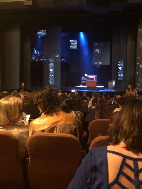 Music Box Theatre, section: Orchestra C, row: N, seat: 107