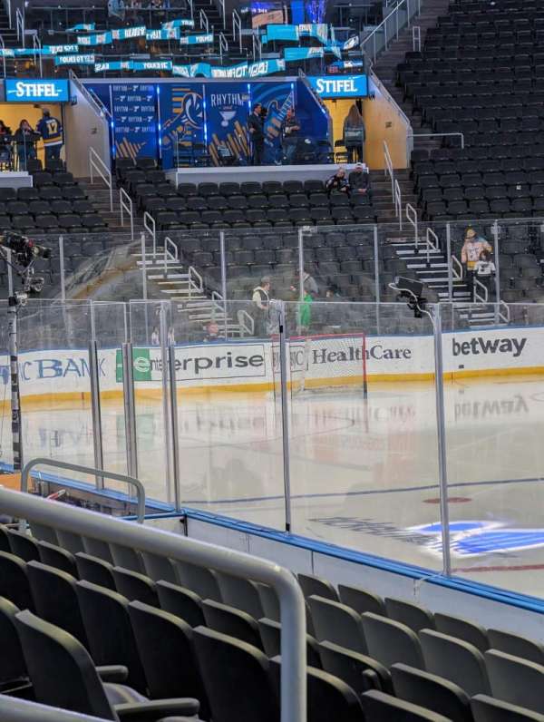 Enterprise Center, section: 114, row: G, seat: 9