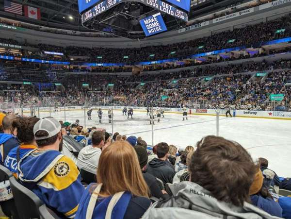 Enterprise Center, section: 114, row: G, seat: 9