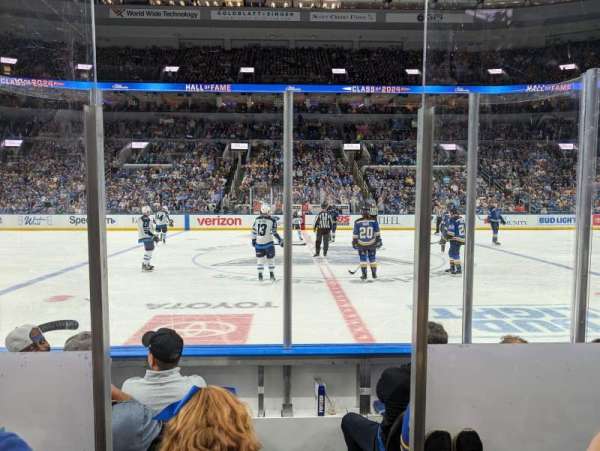 Enterprise Center, section: 103, row: D, seat: 12