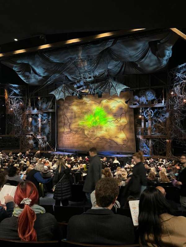 Gershwin Theatre, section: Orchestra R, row: U, seat: 18