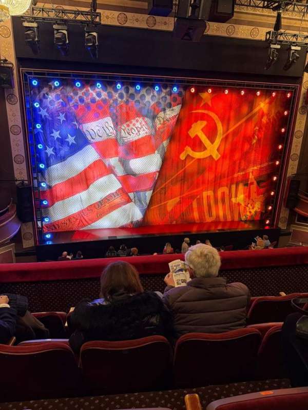 Imperial Theatre, section: Front Mezzanine LC, row: D, seat: 207