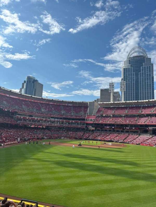 Great American Ball Park, section: 143, row: M, seat: 12