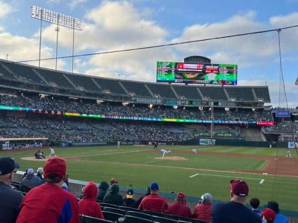 Oakland Coliseum, section: 112, row: 14, seat: 2