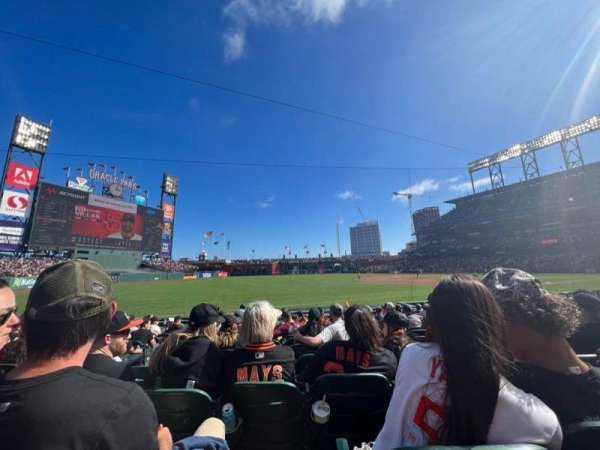 Oracle Park, section: 128, row: 11, seat: 13