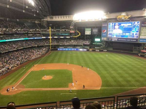 American Family Field, section: 415, row: 4, seat: 8