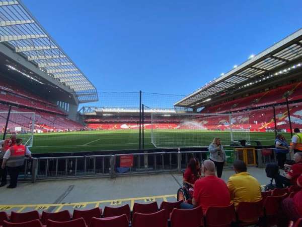 Anfield, section: 105, row: 5, seat: 120