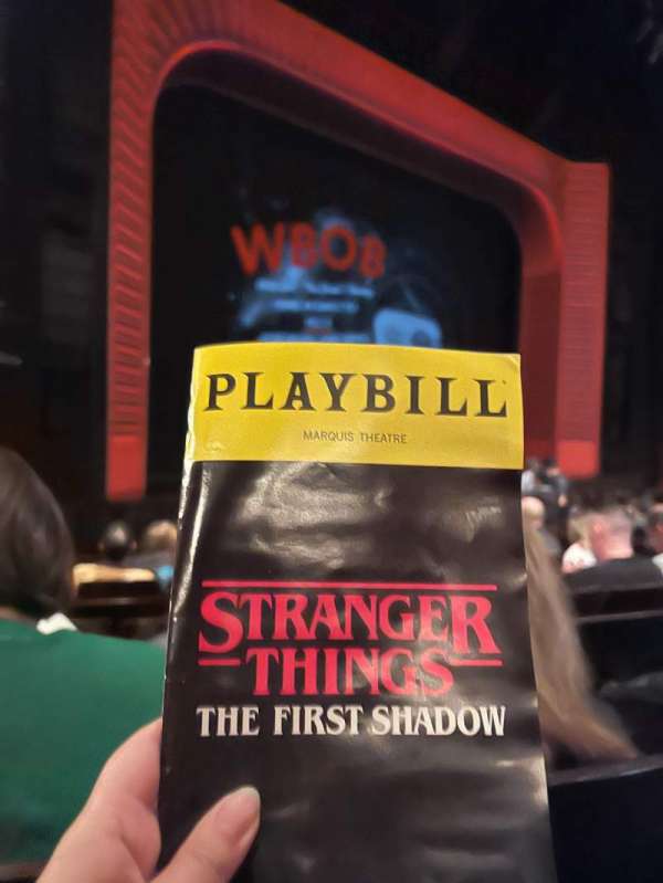 Marquis Theatre, section: Orchestra L, row: K, seat: 15